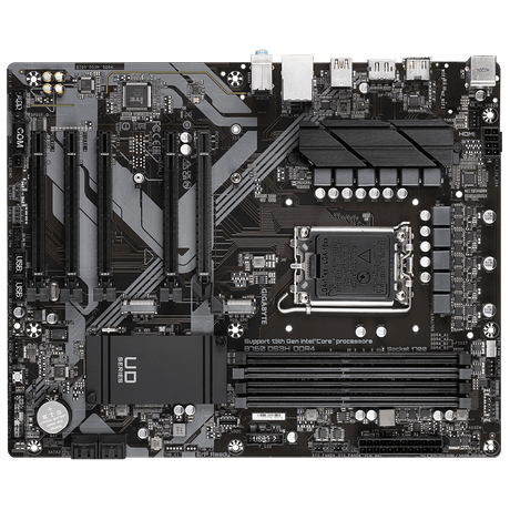 Gigabyte | B760 DS3H DDR4 1.0 M/B | Processor family Intel | Processor socket  LGA1700 | DDR4 DIMM | Memory slots 4 | Supported hard disk drive interfaces 	SATA, M.2 | Number of SATA connectors 4 | Chipset Intel B760 Express | ATX