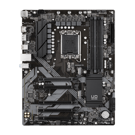 Gigabyte | B760 DS3H DDR4 1.0 M/B | Processor family Intel | Processor socket  LGA1700 | DDR4 DIMM | Memory slots 4 | Supported hard disk drive interfaces 	SATA, M.2 | Number of SATA connectors 4 | Chipset Intel B760 Express | ATX