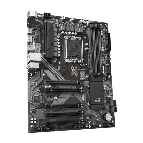 Gigabyte | B760 DS3H DDR4 1.0 M/B | Processor family Intel | Processor socket  LGA1700 | DDR4 DIMM | Memory slots 4 | Supported hard disk drive interfaces 	SATA, M.2 | Number of SATA connectors 4 | Chipset Intel B760 Express | ATX