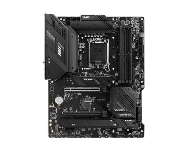 MSI | MAG B760 TOMAHAWK WIFI | Processor family Intel | Processor socket LGA1700 | DDR5 | Supported hard disk drive interfaces SATA, M.2 | Number of SATA connectors 4