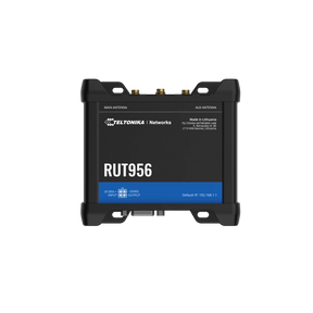 Teltonika | Industrial Router | RUT956 | 802.11n | 10/100 Mbit/s | Ethernet LAN (RJ-45) ports 4 | Mesh Support No | MU-MiMO No | 2G/3G/4G | Antenna type 	2 x SMA for LTE, 2 x RP-SMA for WiFi, 1 x SMA for GNSS | 1x USB 2.0