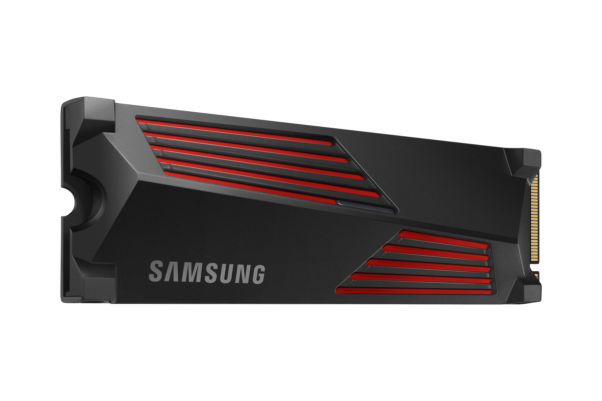 Samsung | 990 PRO with Heatsink | 2000 GB | SSD form factor M.2 2280 | Solid-state drive interface M.2 NVMe | Read speed 7450 MB/s | Write speed 6900 MB/s