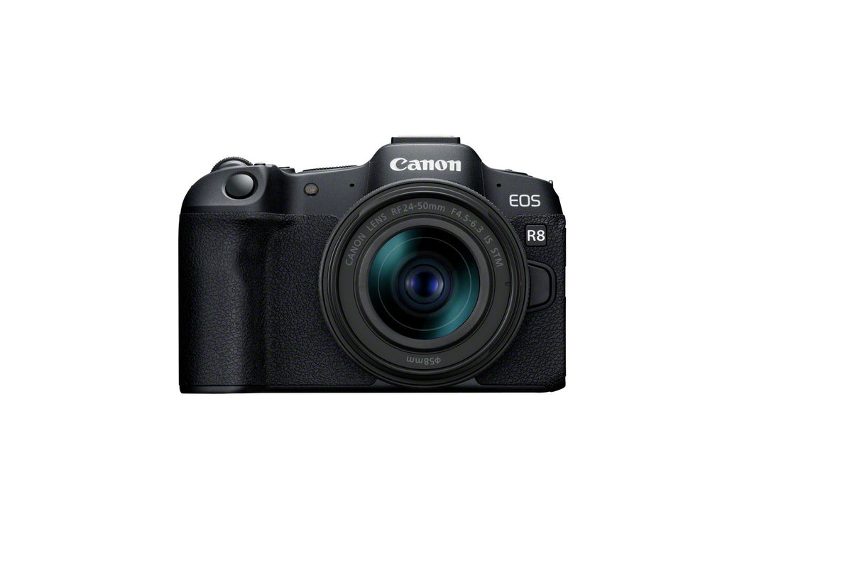 Canon | EOS R8 Body + RF 24-50mm F4.5-6.3 IS STM (AIP) | Megapixel 24.2 MP | Image stabilizer | ISO sensitivity (max) 102400 | Display diagonal 3 " | Wi-Fi | Video recording | Automatic, manual | CMOS