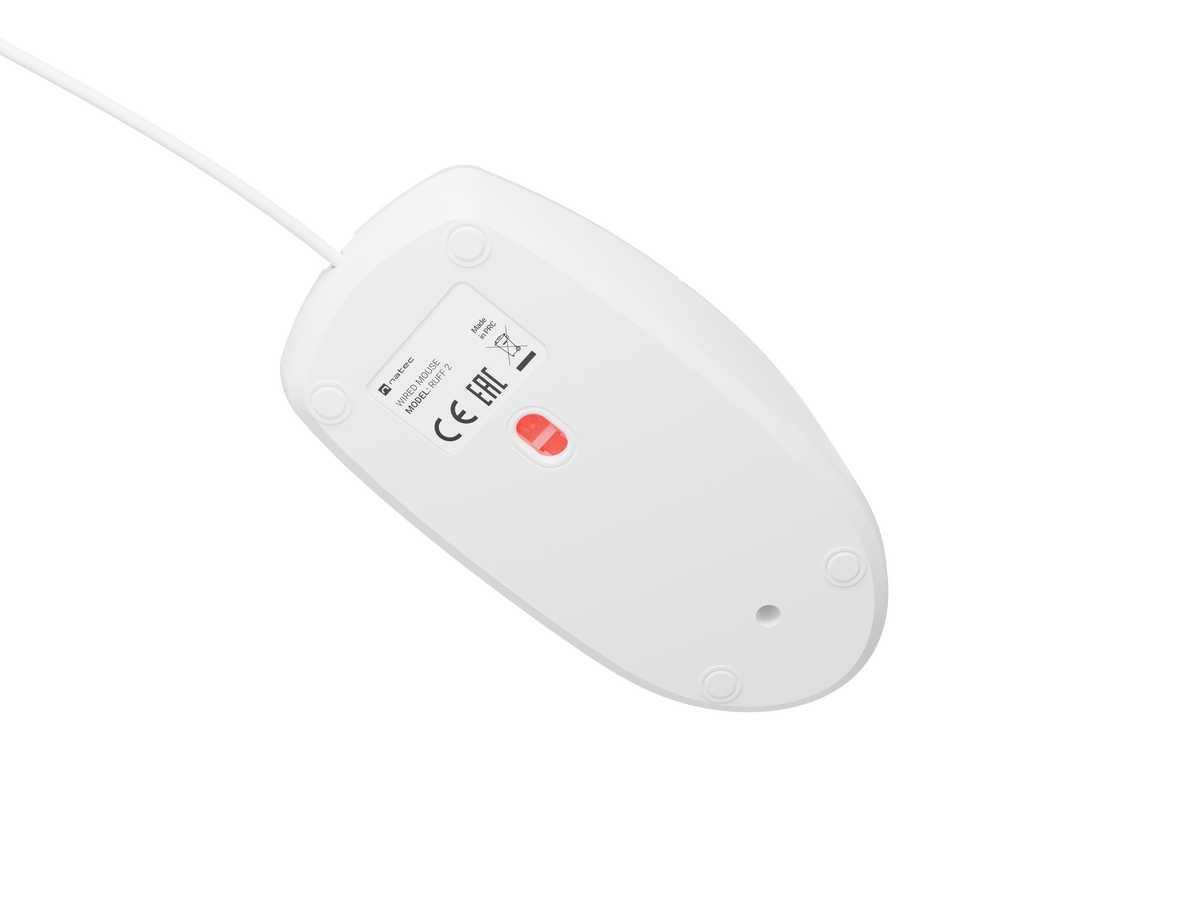 NATEC Optical mouse Ruff 2 1000DPI white