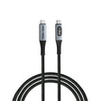 Verbatim 31849 Sync &amp; Charge Kabelis USB-C į USB-C 240W 40Gbps 120cm, Power Display, Pilka/Juoda