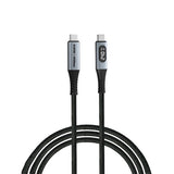 Verbatim 31849 Sync &amp; Charge Kabelis USB-C į USB-C 240W 40Gbps 120cm, Power Display, Pilka/Juoda