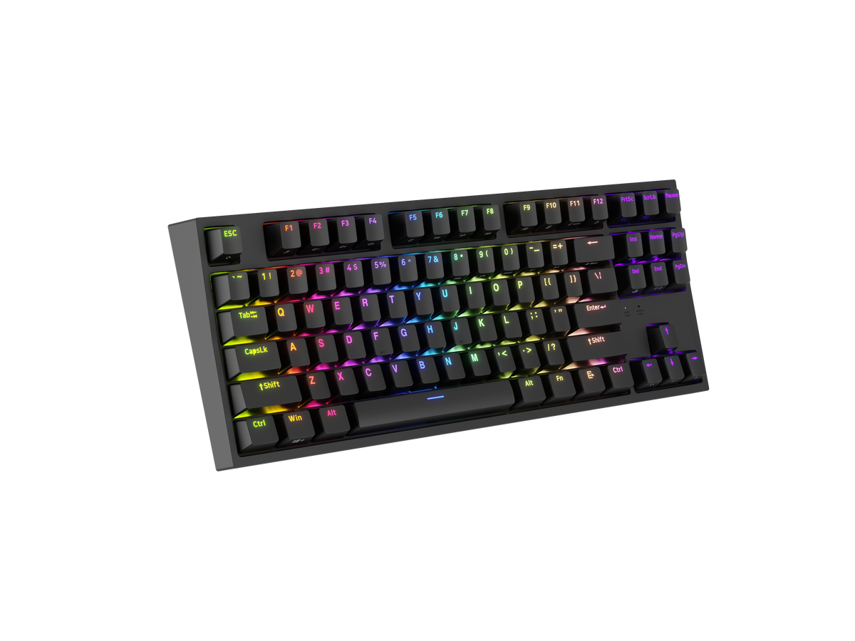 Genesis | THOR 404 TKL | Mechanical Gaming Keyboard | Wired | US | Kailh Box Brown V2 | Black | RGB