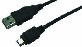 Logilink | USB MINI-B 5-pin 180 Cert 1.8m | USB-A to mini-USB Mini-USB B | USB A