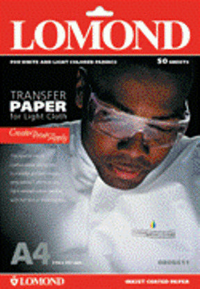 Termopernešimo popierius Lomond Thermotransfer Inkjet Paper A4, 10 lapų, šviesiems audiniams
