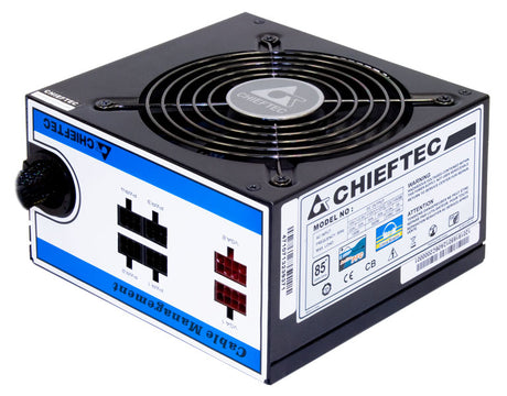 CHIEFTEC 550W PSU, 85+,230V W/CABLE MNG
