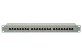 Digitus | Patch Panel | DN-91524S | 48.2 x 4.4 x 10.9 cm | Category: CAT 5e; Ports: 24 x RJ45; Retention strength: 7.7 kg; Insertion force: 30N max | White