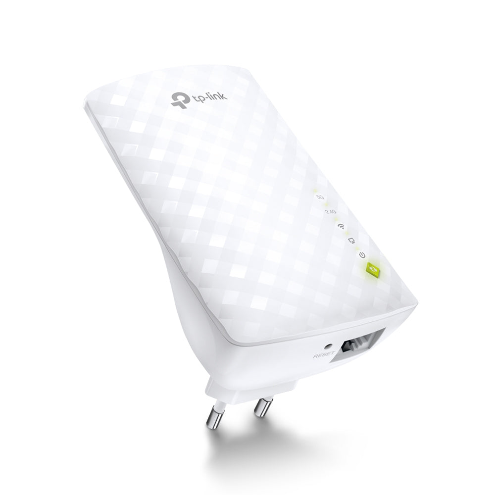 TP-LINK | Extender | RE200 | 802.11ac | 2.4GHz/5GHz | 300+433  Mbit/s | 10/100 Mbit/s | Ethernet LAN (RJ-45) ports 1 | MU-MiMO No | no PoE | Antenna type 3xInternal