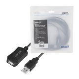 Logilink | USB 2.0 repeater 5m | USB-A to USB-A USB A male | USB A female
