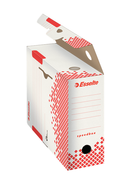 Archyvinė dėžė Esselte Speedbox, 100x250x350 mm, balta