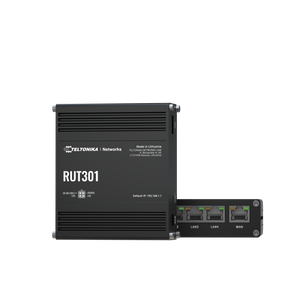 Teltonika | Ethernet Router | RUT301 | No Wi-Fi | 10/100 Mbit/s | Ethernet LAN (RJ-45) ports 5 | Mesh Support No | MU-MiMO No | No mobile broadband