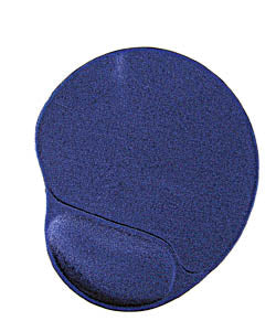 Gembird | MP-GEL-B Gel mouse pad with wrist support, blue | Gel mouse pad | Blue