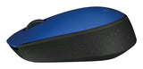 Logitech M171 Belaidė pelė RF Wireless, 1000 DPI, Blue/Black