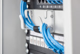Digitus | 6U Wall Mounting Cabinet | DN-10-05U-1 | Safety class rating IP20; 200° door opening angle; Lockable safety-glass door; 254 mm (10") profile rails mounted on the front side inside of the cabinet, galvanized; 254 mm (10") profile rails are adjust