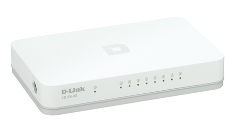 D-Link | Switch | GO-SW-8G/E | Unmanaged | Desktop | Gigabit Ethernet (copper) ports quantity 8