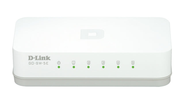 D-Link | 5-Port Fast Ethernet Easy Desktop Switch | GO-SW-5E/E
