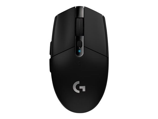 Logitech G305 Lightspeed Belaidė žaidimų pelė, RF Wireless + Bluetooth, 12000 DPI, Juoda
