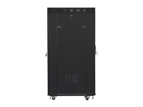 Lanberg | Rack cabinet 19" free-standing 27U/600x800 (flat pack) with mesh door, LCD | FF01-6827-23BL | Black
