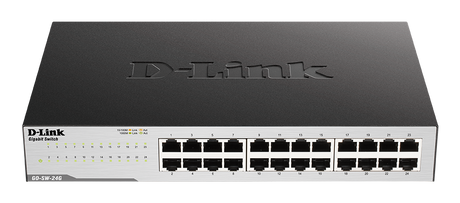 D-Link | 24-Port Gigabit Easy Desktop Switch | GO-SW-24G | Unmanaged | Desktop/Rackmountable | 24 month(s)