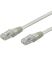 Goobay | CAT 6 patch cable, U/UTP | Grey RJ45 male (8P8C) | RJ45 male (8P8C)