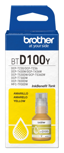 Brother BTD100Y | Ink Bottle | Yellow