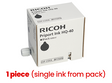 Ricoh Priport HQ-40 (817225) Rašalinė kasetė, Juoda (1 vnt)