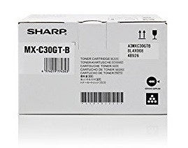 Sharp MX-C30GTB (MXC30GTB) Lazerinė kasetė, Juoda (SPEC)