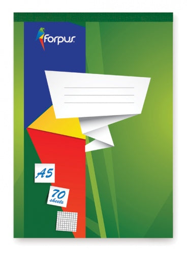 Bloknotas, plėšomas, Forpus, A5/70, langeliais