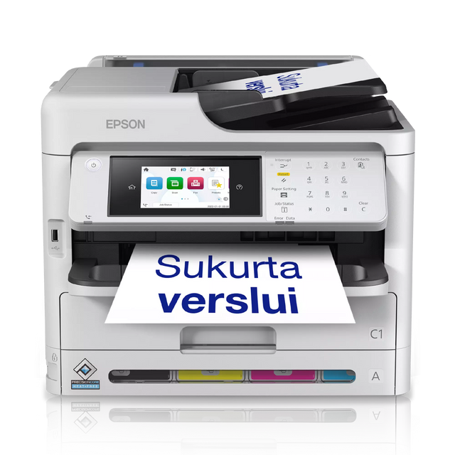 Epson WorkForce Pro WF-C5890DWF Spausdintuvas rašalinis spalvotas MFP A4 34 ppm USB LAN Wi-Fi