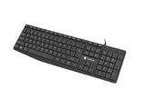 Natec | Keyboard | Nautilus NKL-1950 | Keyboard | Wired | US | Black