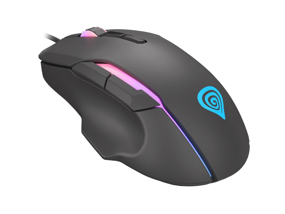 GENESIS Xenon 220 Gaming Mouse, 500 - 6400DPI, Wired, Black | Genesis