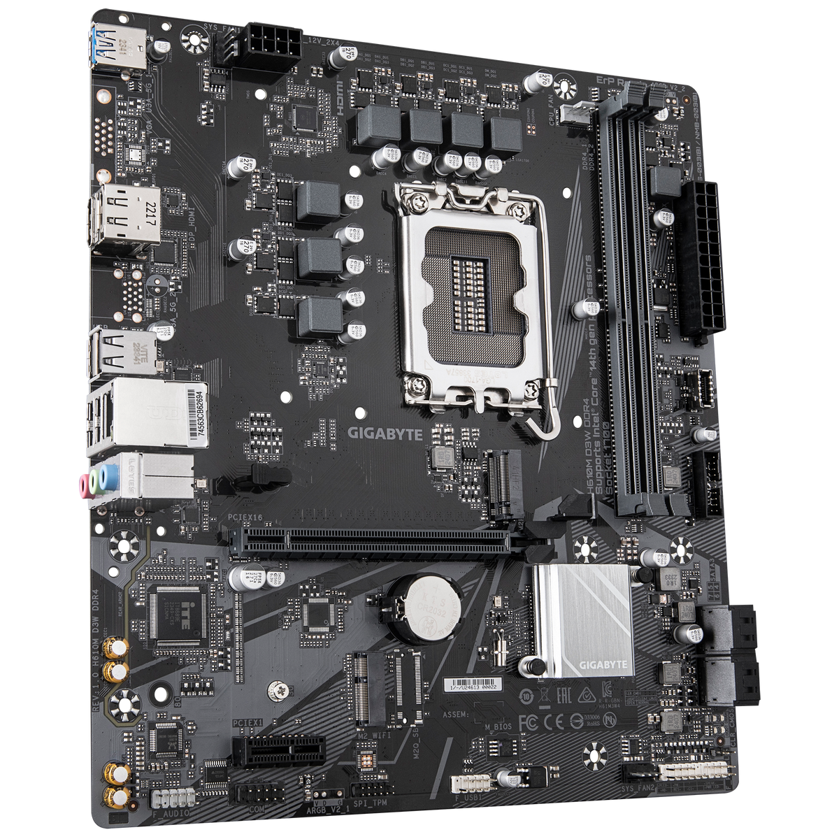 Gigabyte H610M D3W DDR4 | Processor family Intel | Processor socket LGA1700 | DDR4 | Supported hard disk drive interfaces M.2, SATA | Number of SATA connectors 4