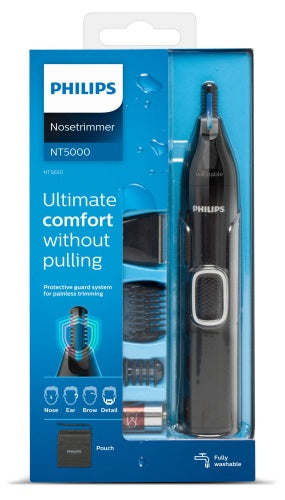 Philips 5000 Series NT5650/16 Nosies plaukų kirpimo mašinėlė, Juoda