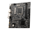 MSI | PRO H610M-G | Processor family Intel | Processor socket LGA1700 | DDR5 | Supported hard disk drive interfaces SATA, M.2 | Number of SATA connectors 4