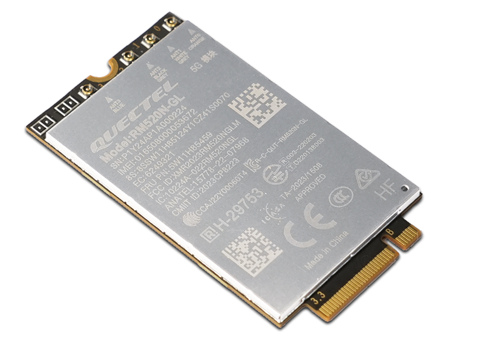 Lenovo Quectel RM520N-GL 5G M.2 WWAN Module for X1 2-in-1 Gen 9/T16 Gen 3 | 4XC1Q24435