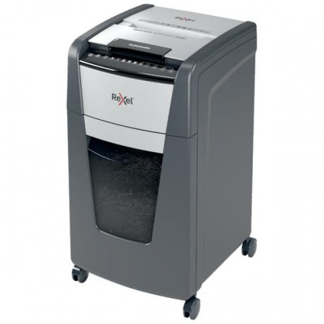 Rexel Optimum AutoFeed+ 225X Dokumentų naikiklis Cross shredding 4x25mm P-4 60 L, 55 dB, Pilka/Juoda