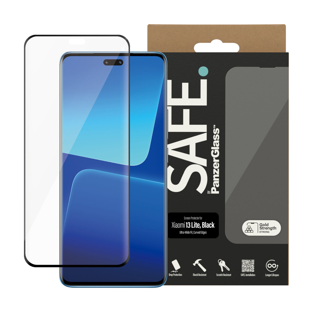 SAFE by PanzerGlass Screen Protector Xiaomi 13 Lite | Ultra-Wide Fit | PanzerGlass