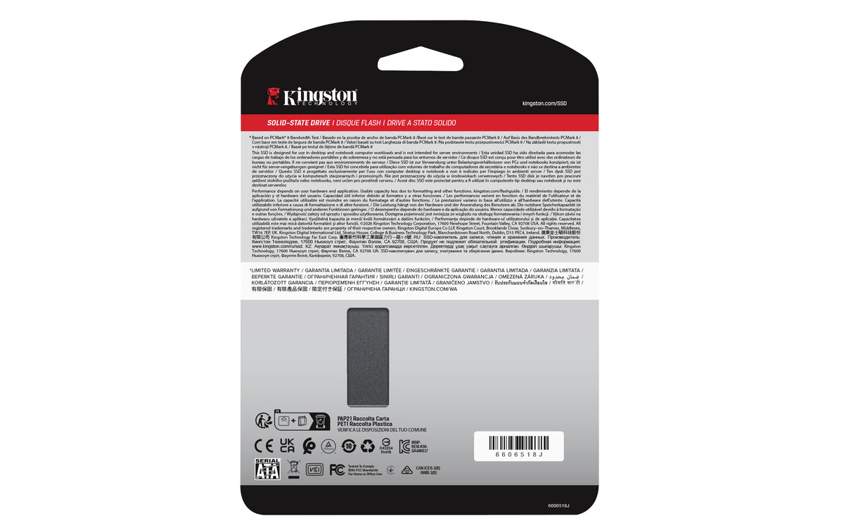 Kingston | A400 | 240 GB | SSD form factor 2.5" | Solid-state drive interface SATA | Read speed 500 MB/s | Write speed 350 MB/s