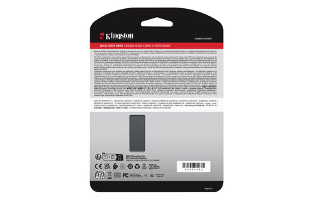 Kingston | SSD | A400 | 960 GB | SSD form factor 2.5" | Solid-state drive interface SATA Rev 3.0 | Read speed 500 MB/s | Write speed 450 MB/s