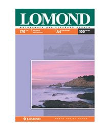 Fotopopierius Lomond Photo Inkjet Paper Matinis 170 g/m2 A4, 100 lapų, dvipusis