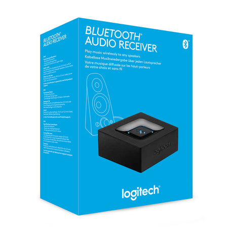 Logitech 980-000912 Bluetooth Audio Receiver, Juoda