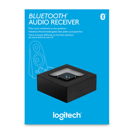 Logitech 980-000912 Bluetooth Audio Receiver, Juoda
