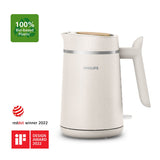 Philips Kettle | HD9365/10 Eco Conscious Edition | Electric | 2200 W | 1.7 L | Bioplastic | 360° rotational base | White