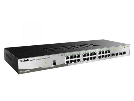D-Link | Metro Ethernet Switch | DGS-1210-28/ME | Managed L2 | Rack mountable | Gigabit Ethernet (copper) ports quantity 24 | SFP ports quantity 4 | Power supply type Single | 24 month(s)