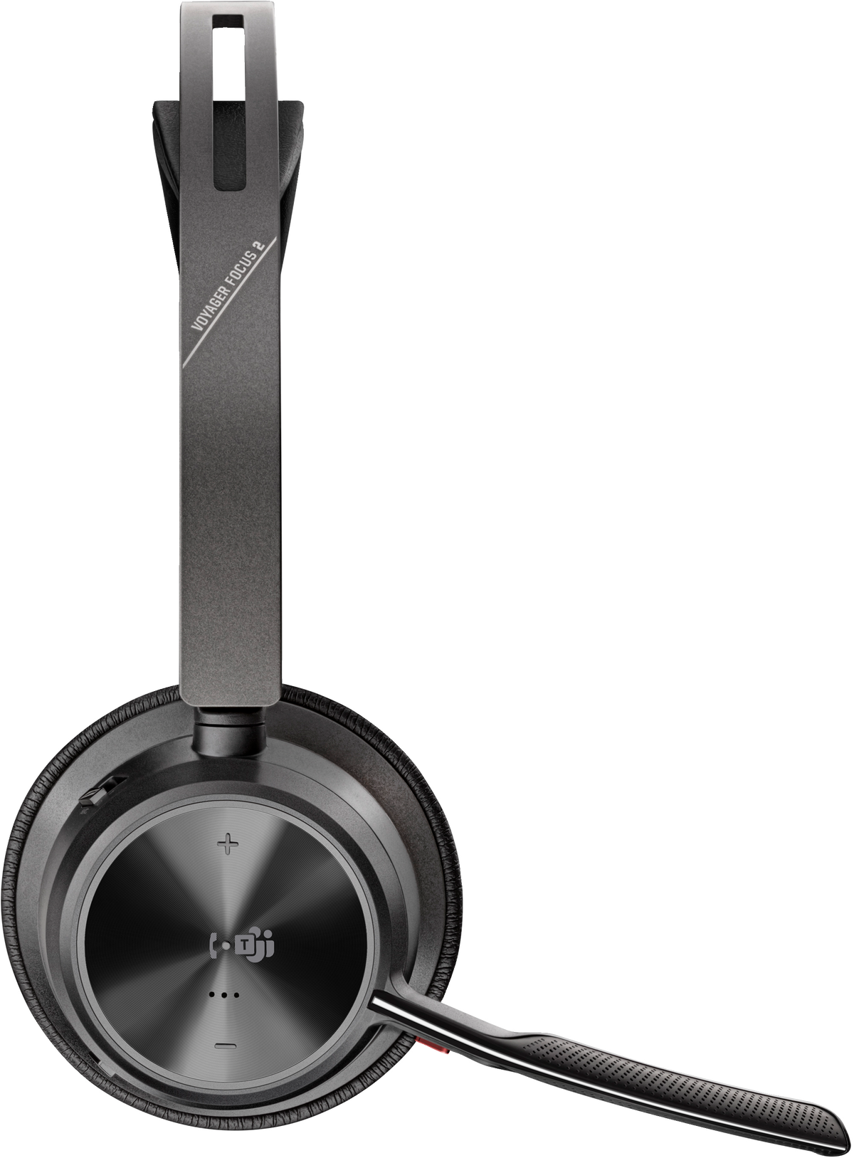 Poly Voyager Focus 2 MS Teams Belaidės ausinės, Bluetooth, USB-C/A Adapter, Juoda