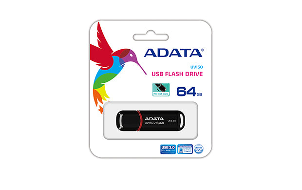 ADATA | UV150 | 64 GB | USB Type-A | Black